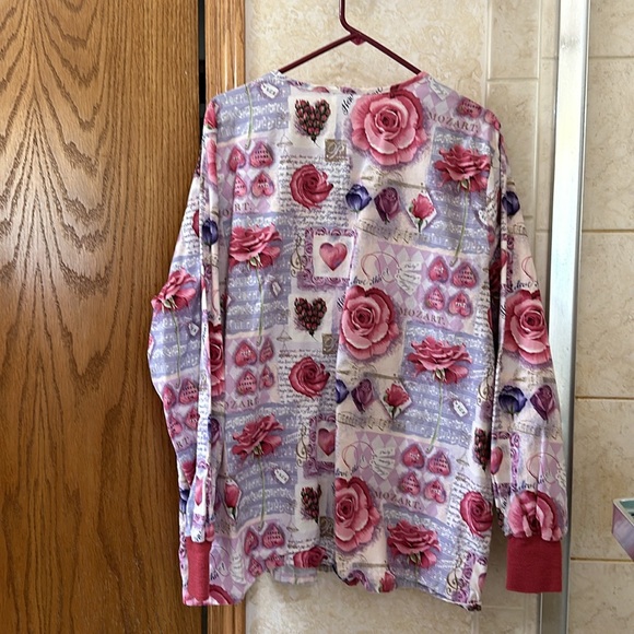 Multicolored scrub jacket - Picture 2 of 2